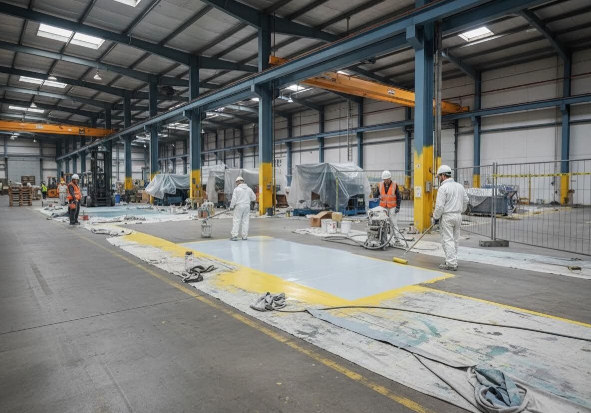 Scheduling Industrial Painting with Minimal Downtime RJE Painting Co